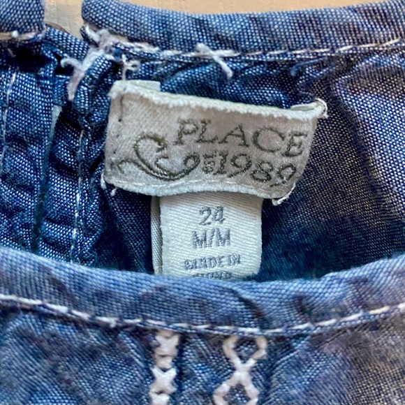 3 for $15 Children’s Place cotton denim top - Picture 6 of 7